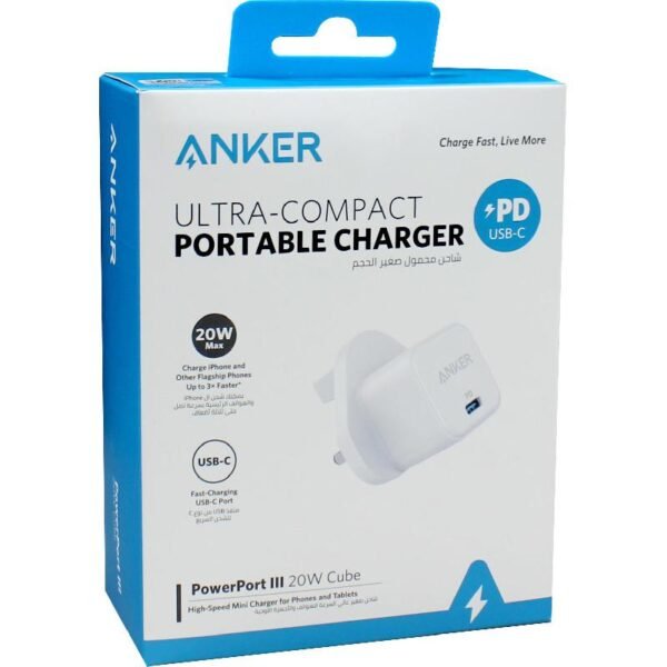 BOITE CHARGEUR ANKER 20W